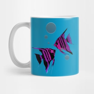 Neon Angelfish Mug